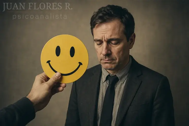 El mandato de ser feliz desde una mirada psicoanalítica de Juan Antonio Flores.